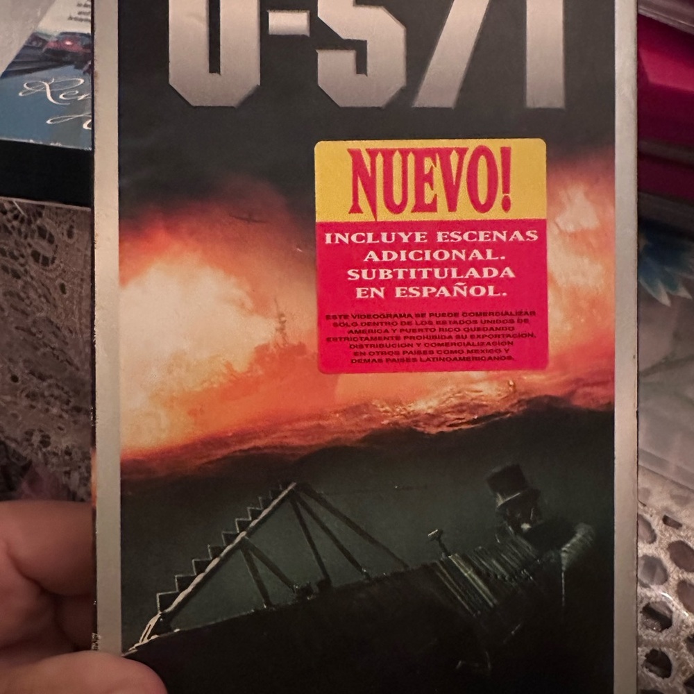 U-571 vhs tape movie